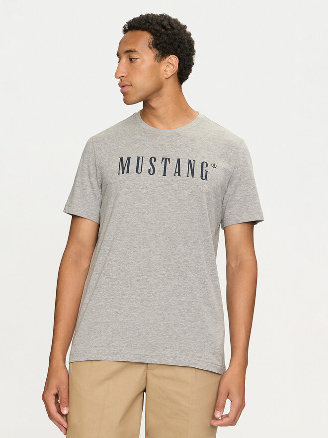 Mustang Mustang Camiseta Austin 1014695 Gris Regular Fit