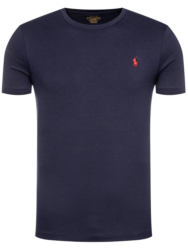 Polo Ralph Lauren Polo Ralph Lauren T-Shirt Bsr 710680785 Dunkelblau Custom Slim Fit