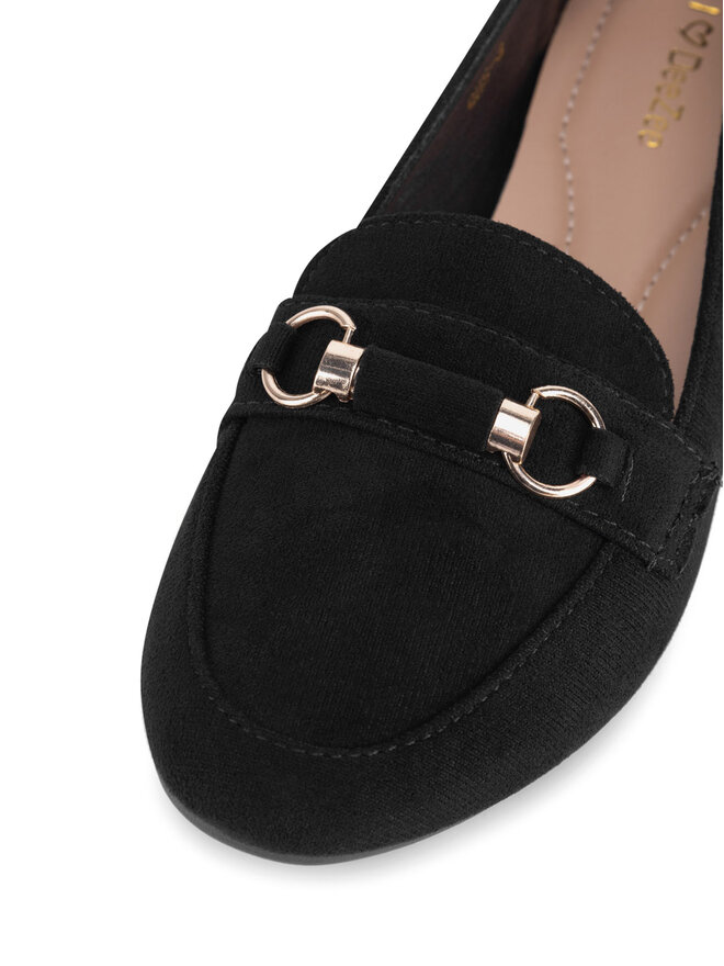 DeeZee Мокасини DeeZee QHS-3 Черен