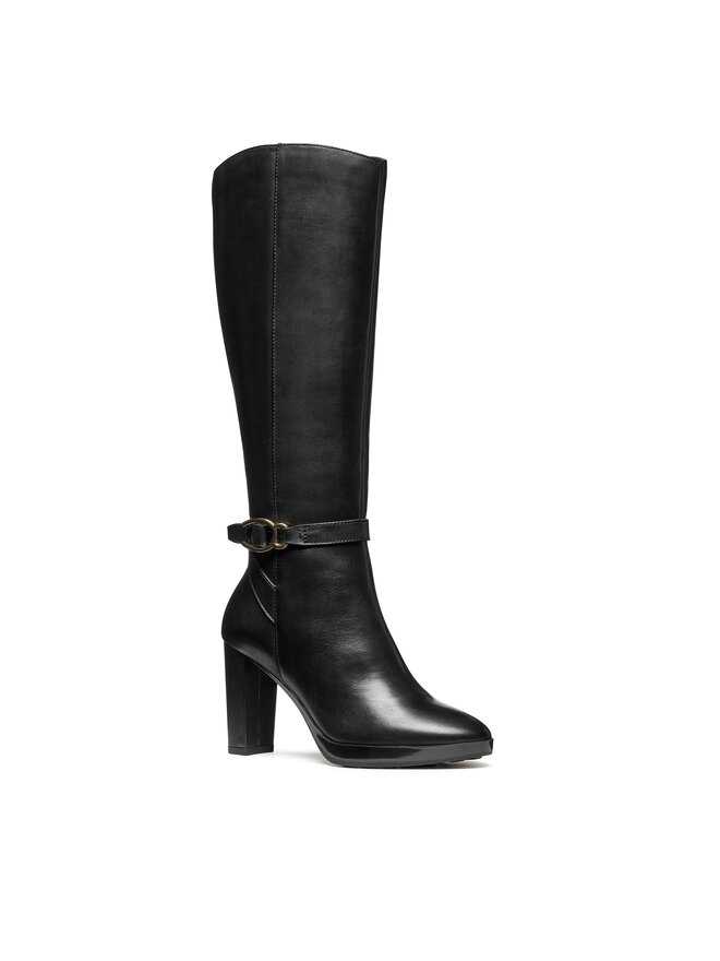 Geox Stiefel Geox D Walk Pleasure 85 D56TFB 00043 C9999 Schwarz