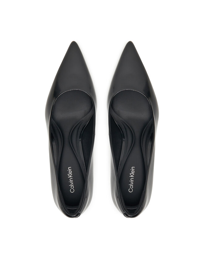 Calvin Klein Γόβες Calvin Klein Ess Stiletto 70 Shiny Lth HW0HW02828 Μαύρο