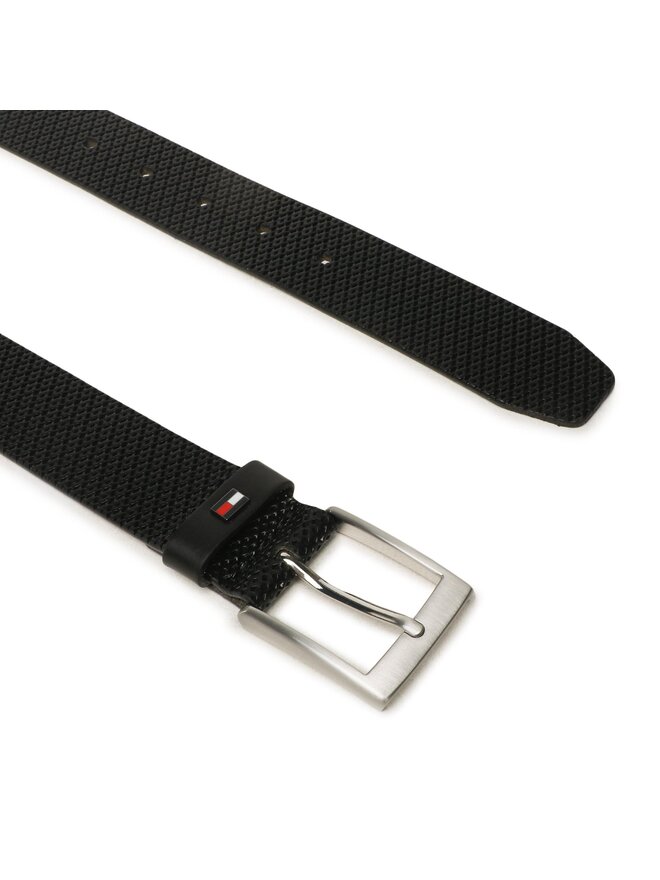 Tommy Hilfiger Férfi öv Tommy Hilfiger Adan 3.5 Embossed AM0AM11229 Fekete