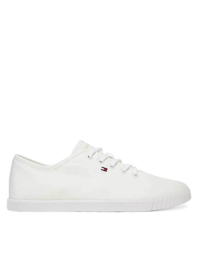 Tommy Hilfiger Πάνινα παπούτσια Tommy Hilfiger FW0FW08641 Λευκό