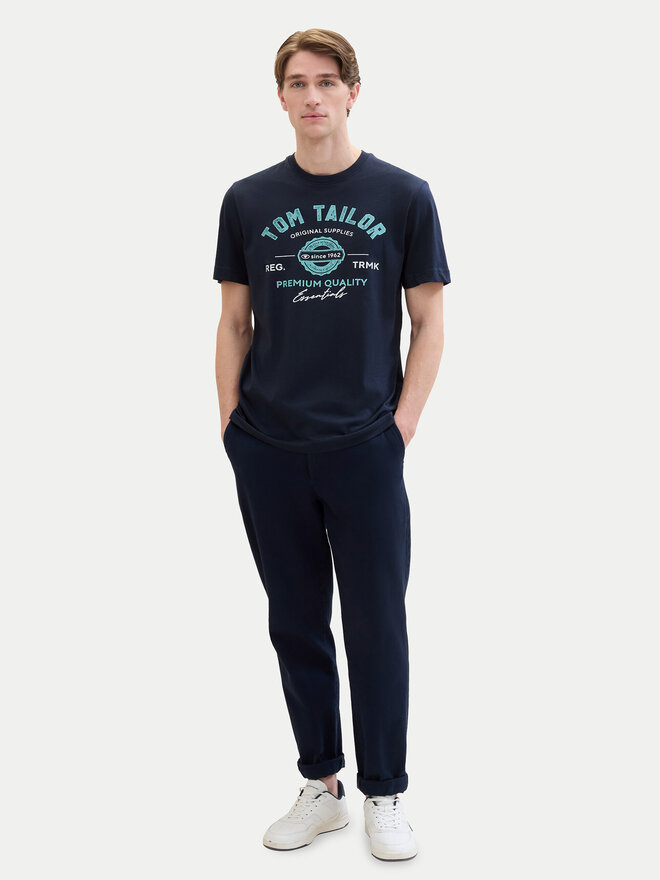 Tom Tailor Tom Tailor Póló 1037735 Sötétkék Regular Fit