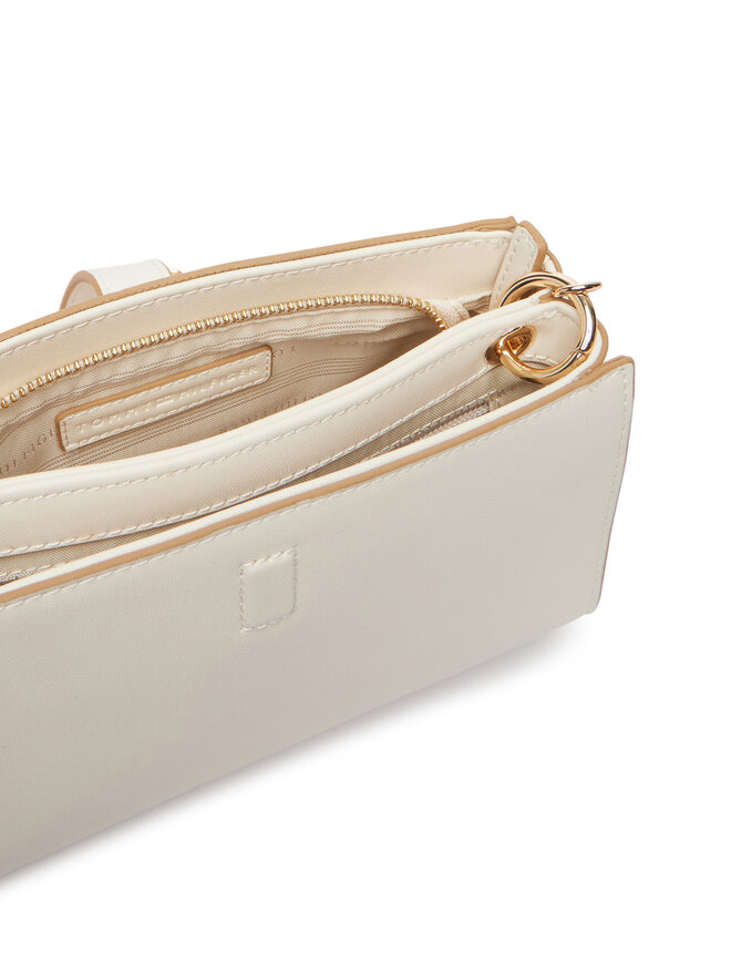 Tommy Hilfiger Handtasche Tommy Hilfiger Th Libre Chain Crossover AW0AW18614 Beige