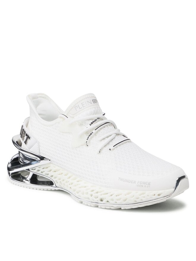 Plein Sport Снікерcи Plein Sport The Scratch FABS USC0335 PTE003N Білий