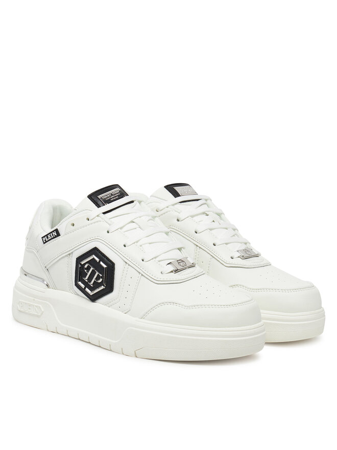 PHILIPP PLEIN Сникърси PHILIPP PLEIN SAES USC0766 PTE120N Бял