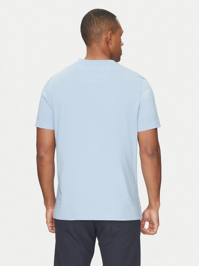 BOSS BOSS Póló Tape Logo 50530990 Kék Regular Fit