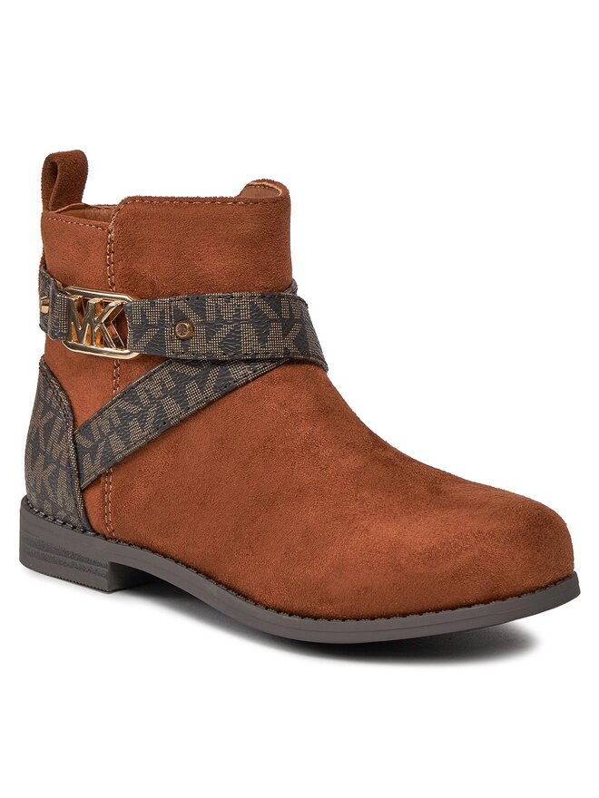 MICHAEL Michael Kors Polokozačky MICHAEL Michael Kors Emma Kincaid MK100803 Hnědá