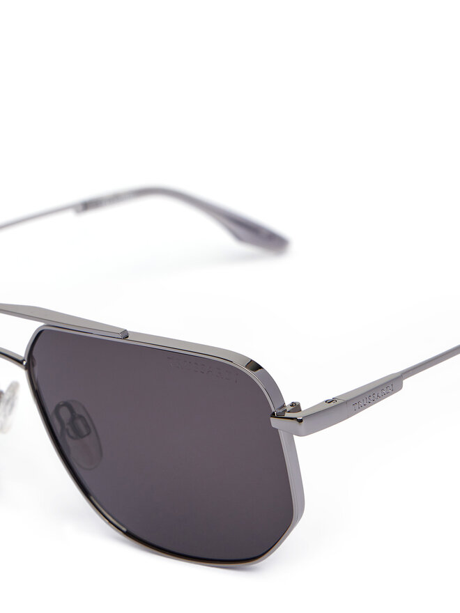 Trussardi Okulary przeciwsłoneczne Trussardi TSM3014 Srebrny
