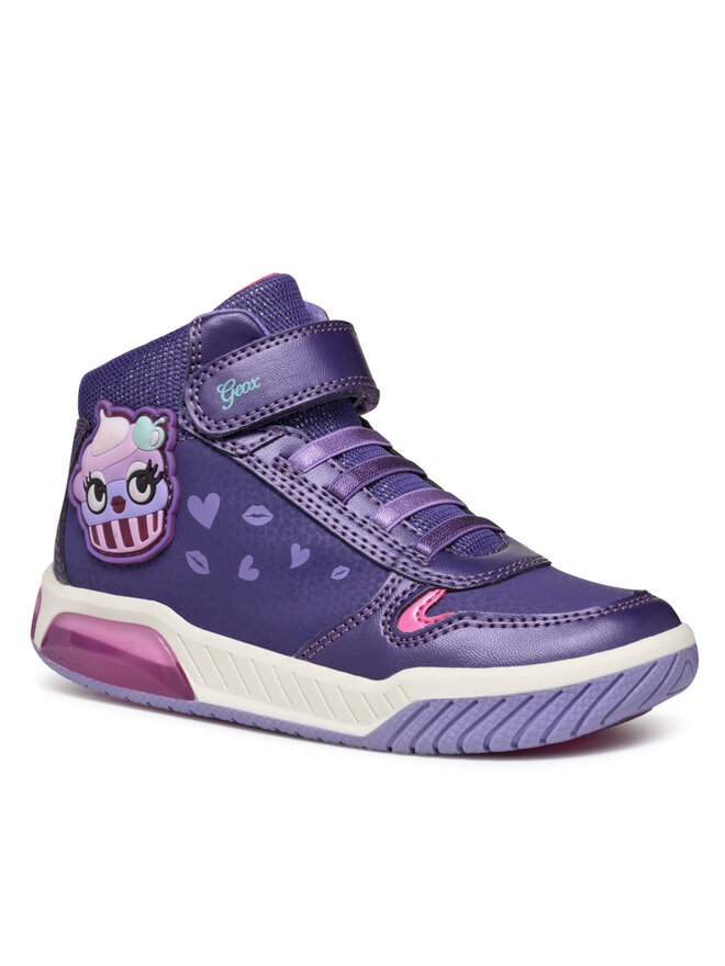 Geox Сникърси Geox J Inek Girl J36ASC 0CENF C8371 M Виолетов