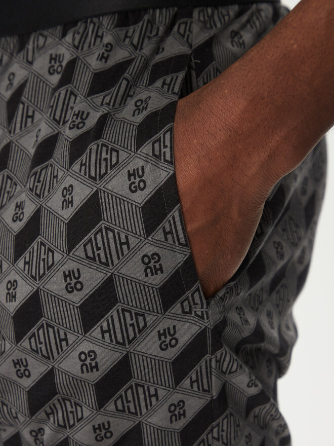 HUGO HUGO Піжамні шорти Jo 50540070 Сірий Regular Fit