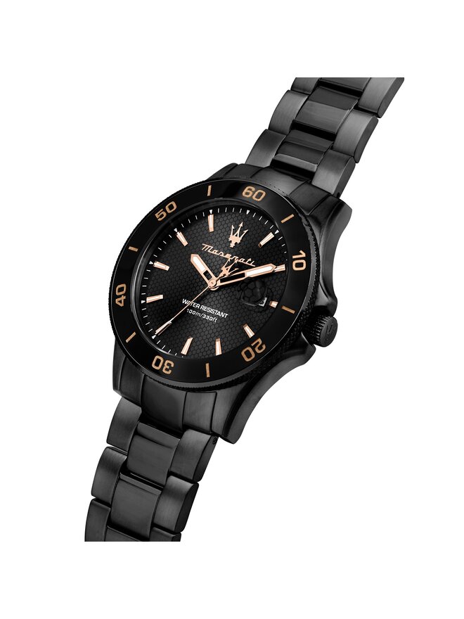Maserati Pulkstenis Maserati Competizione Diver R8853100035 Melns