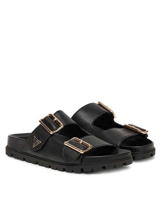 Guess Nazouváky Guess FLTFST LEA03 Černá