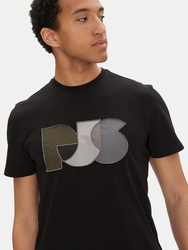 Parajumpers Parajumpers T-shirt Leland 25SMPMTSGT09 Crna Regular Fit