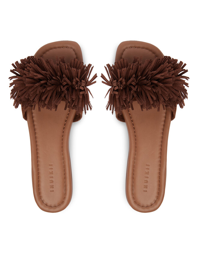 Inuikii Шльопанці Inuikii Fringes Flower 1014.003.0031.150 Коричневий