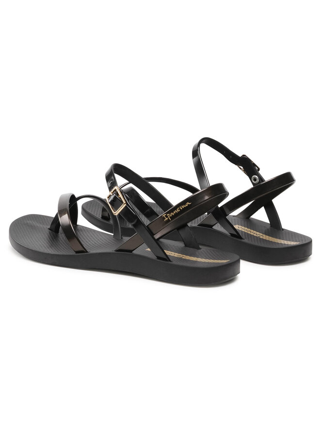Ipanema Dames Fashion Sand VIII FEM, zwart, goud, zwart, 40 EU : Ipanema
