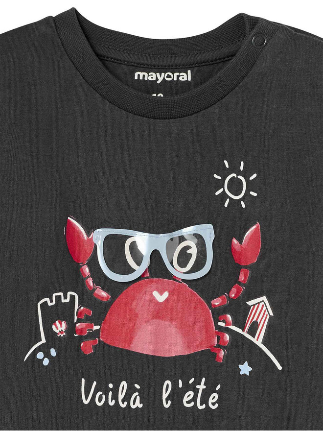 Mayoral Mayoral Marškinėliai 1026 Pilka Regular Fit