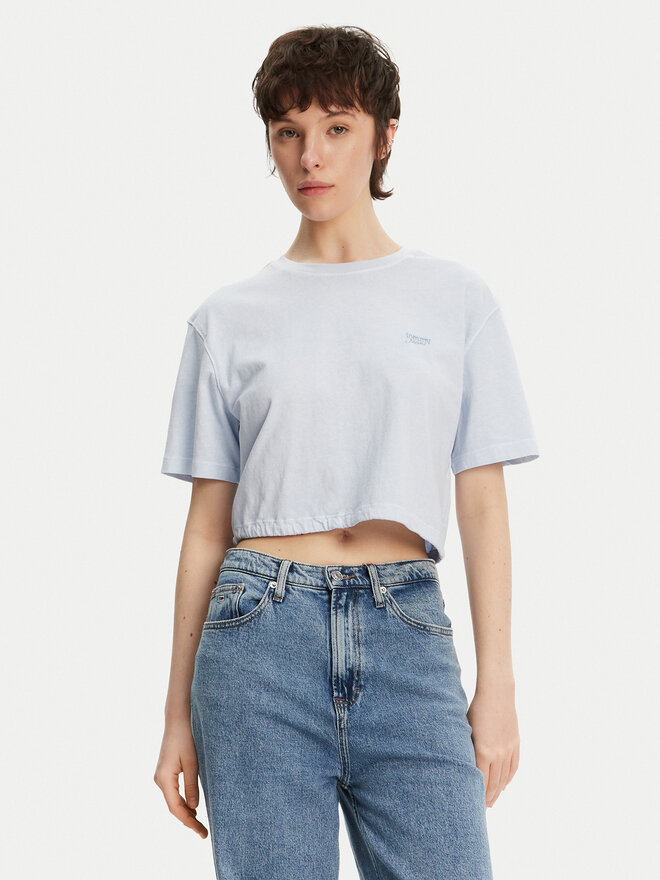 Tommy Jeans Tommy Jeans Camiseta DW0DW20324 Celeste Relaxed Fit
