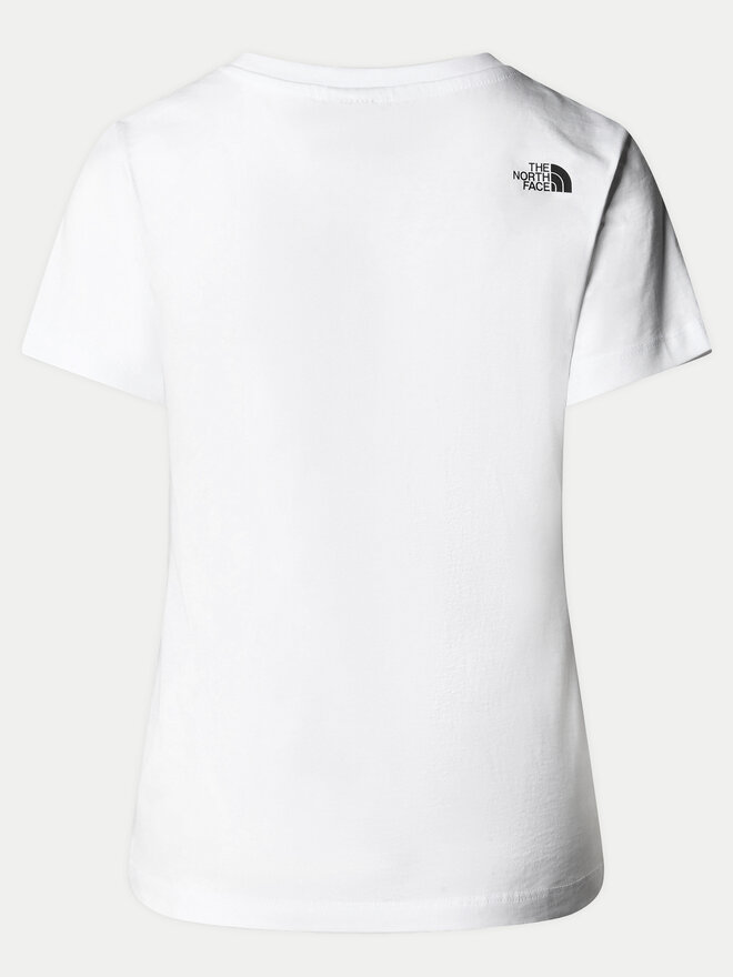 The North Face The North Face Marškinėliai Easy NF0A87N6 Balta Regular Fit