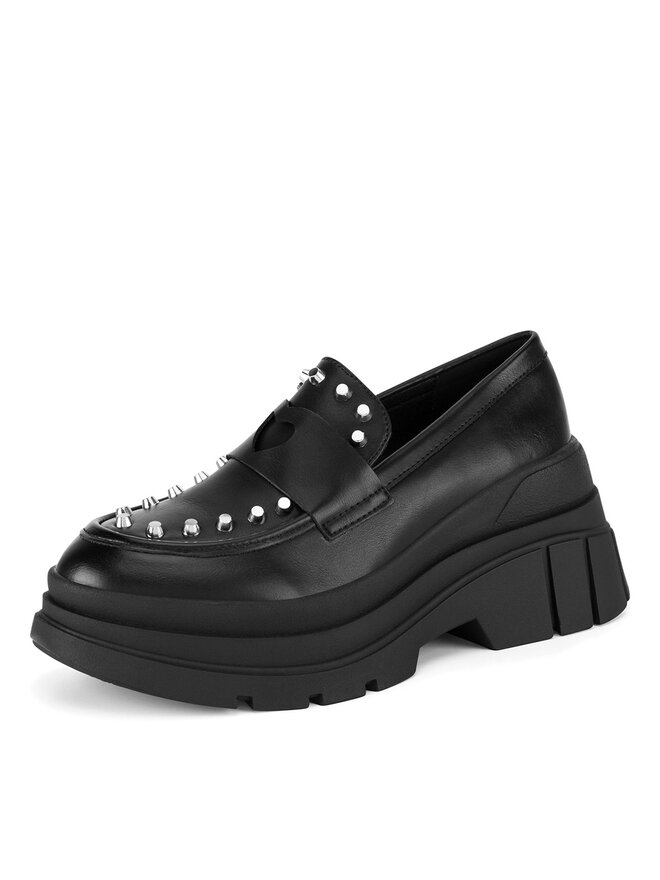 DeeZee Loafersy DeeZee 20253-5 Czarny