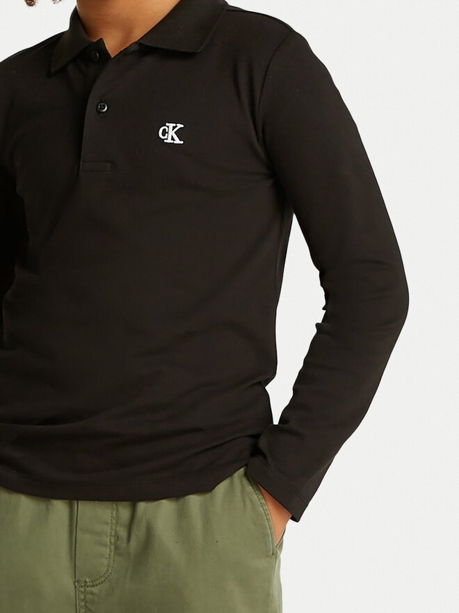 Calvin Klein Jeans Calvin Klein Jeans Poloshirt Essential IB0IB02421 D Schwarz Regular Fit