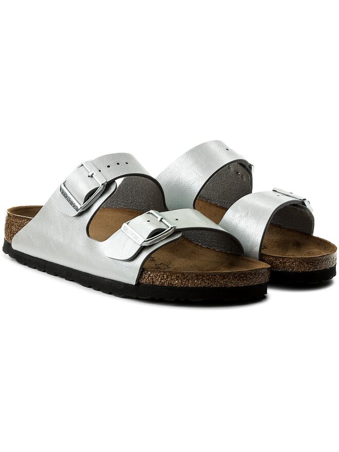 Birkenstock arizona graceful silver shop