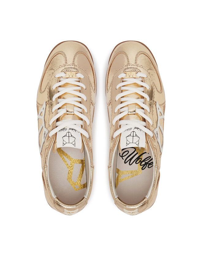 Naked Wolfe Zapatillas Naked Wolfe Exposure Crinkle Oro