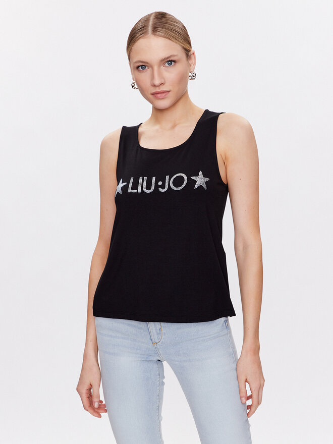 Liu Jo Beachwear Liu Jo Beachwear Felső VA3100 J5360 Fekete Regular Fit