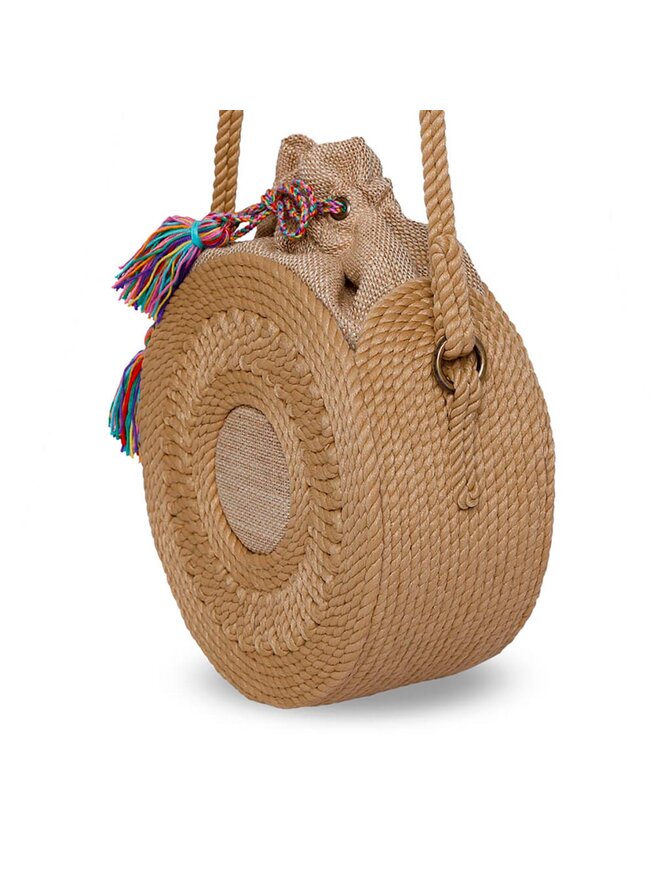 Bohonomad Handtasche Bohonomad Bohobag BOHOBAG-02 Beige