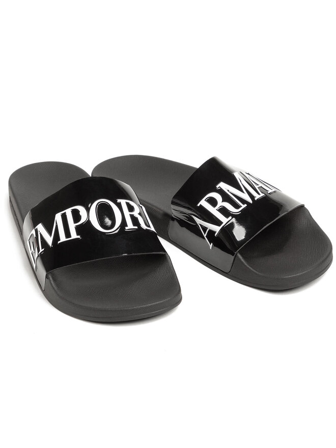 Emporio Armani Шльопанці Emporio Armani X4PS04 XM291 M597 Чорний