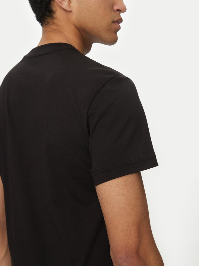 G-Star Raw G-Star Raw Marškinėliai Text Chest D25968-C506 6057 Juoda Regular Fit