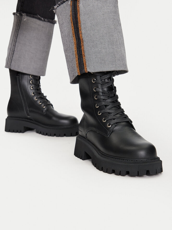 Napapijri Schnürstiefeletten Napapijri Liorn NP0A4IKF Schwarz