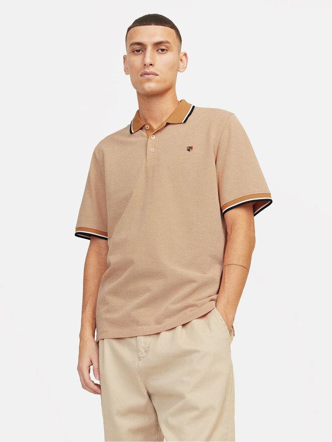 Jack&Jones Jack&Jones Poloshirt Bluwin 12169064 Orange Regular Fit
