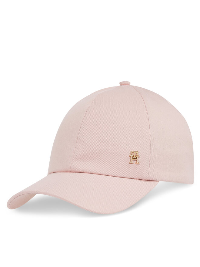 Tommy Hilfiger Καπέλο Jockey Tommy Hilfiger Elevated Chic Soft Cap AW0AW17138 Ροζ