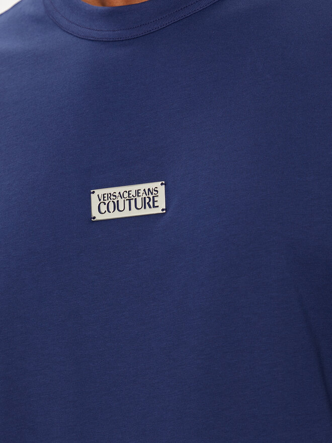 Versace Jeans Couture Versace Jeans Couture Camiseta 77GAHT08 Azul marino Regular Fit