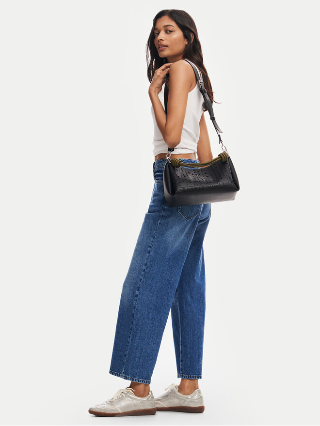 Desigual Ročna torba Desigual Bloomer Mayari 24WAXPAB Črna