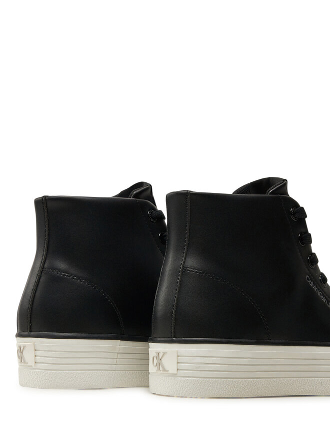 Calvin Klein Jeans Sneakersy Calvin Klein Jeans Bold Vulc Flatf Mid Lth In YW0YW01634 Czarny