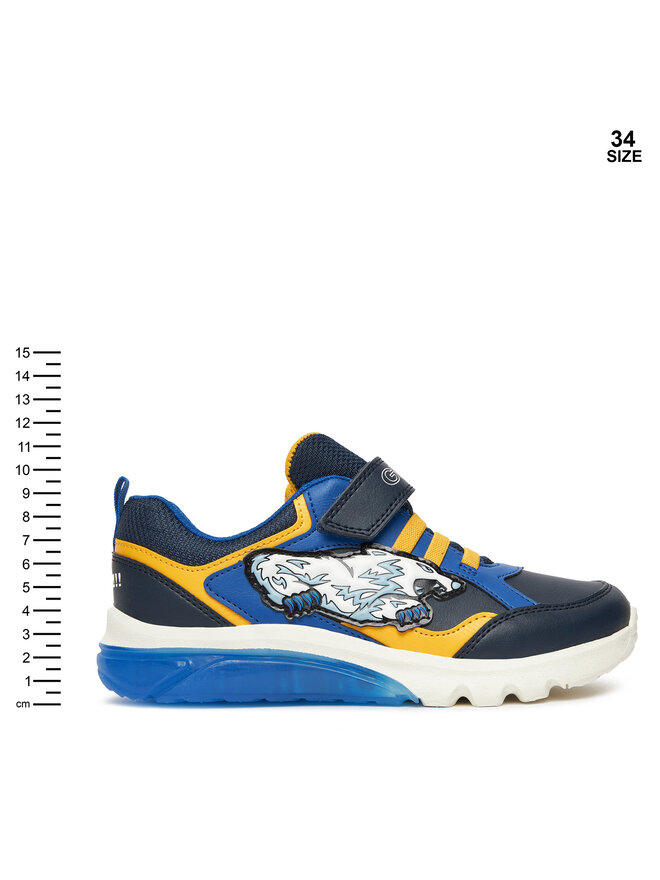 Geox Laisvalaikio batai Geox J Ciberdron J56LBB 054CE C0657 D Tamsiai mėlyna