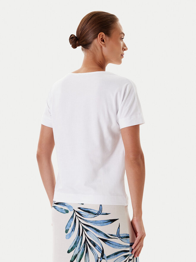 Tatuum Tatuum Majica Lali 5 T2509.112 Bela Relaxed Fit