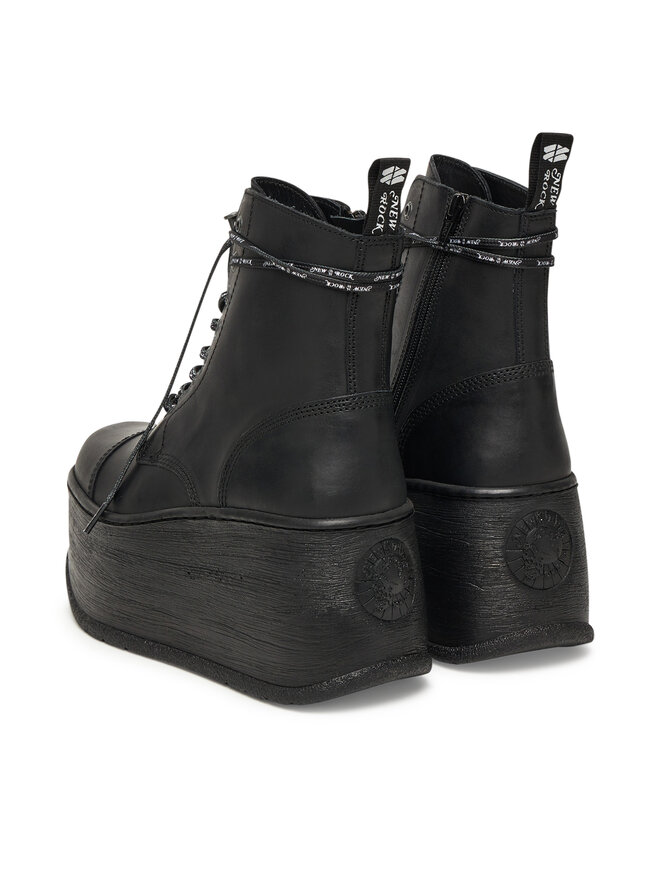 NEW ROCK Schnürschuhe NEW ROCK M-WALL083CCT-C2 Schwarz