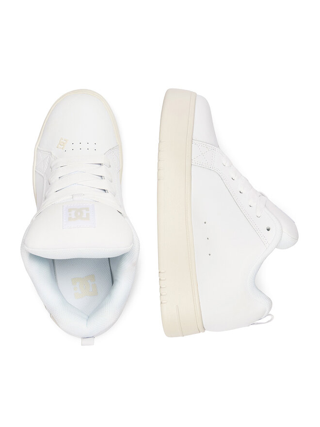 DC Shoes Снікерcи DC Shoes EO-COURT GRAFFIK PLATFORM DC02422102 Білий