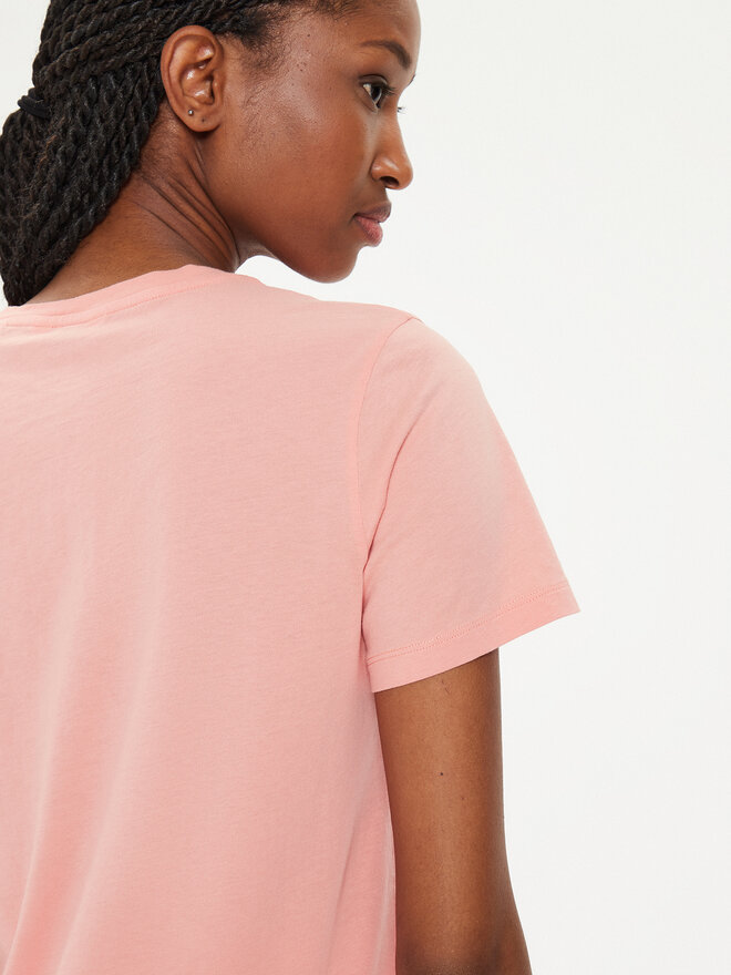 Gant Gant T-Shirt Logo 4200849 Korallenfarben Regular Fit