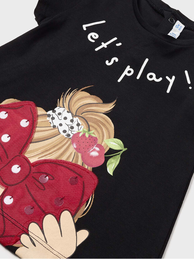 Mayoral Mayoral T-Shirt 1013 Μαύρο