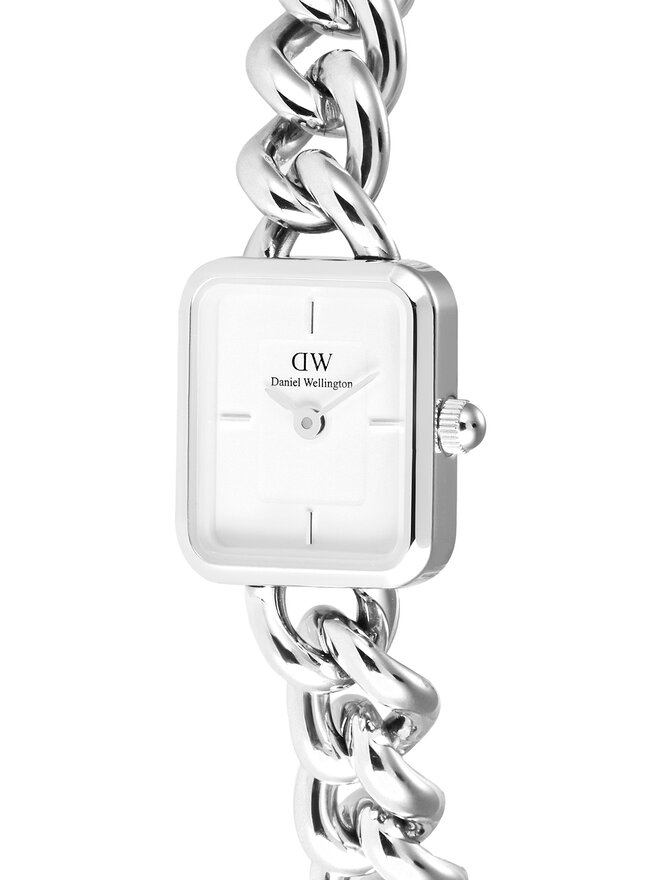 Daniel Wellington Zegarek Daniel Wellington Jolie Chain 15 DW00100834 Srebrny