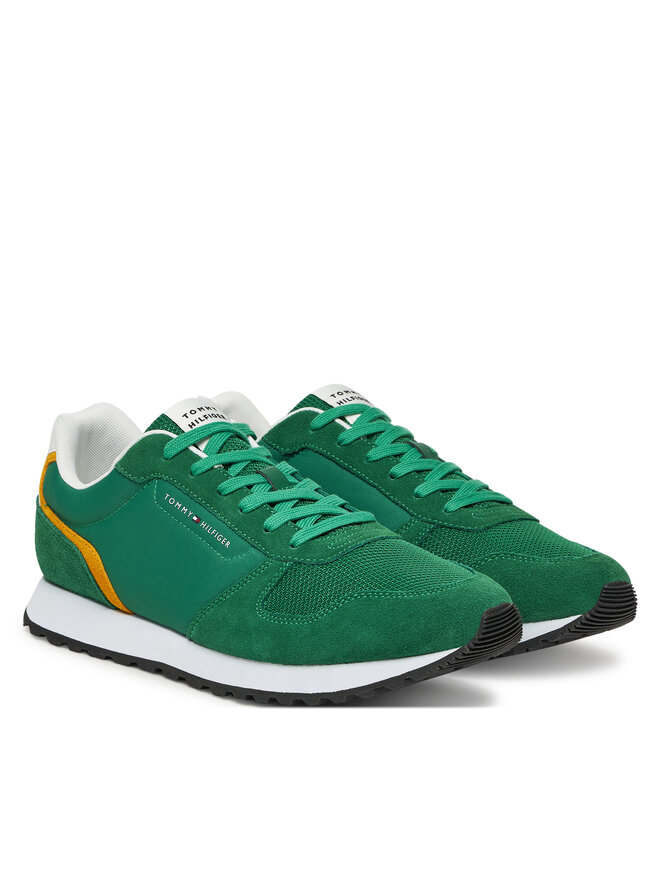 Tommy Hilfiger Sneakersy Tommy Hilfiger New Eva Runner Summer Nylon Pop FM0FM05427 Zielony