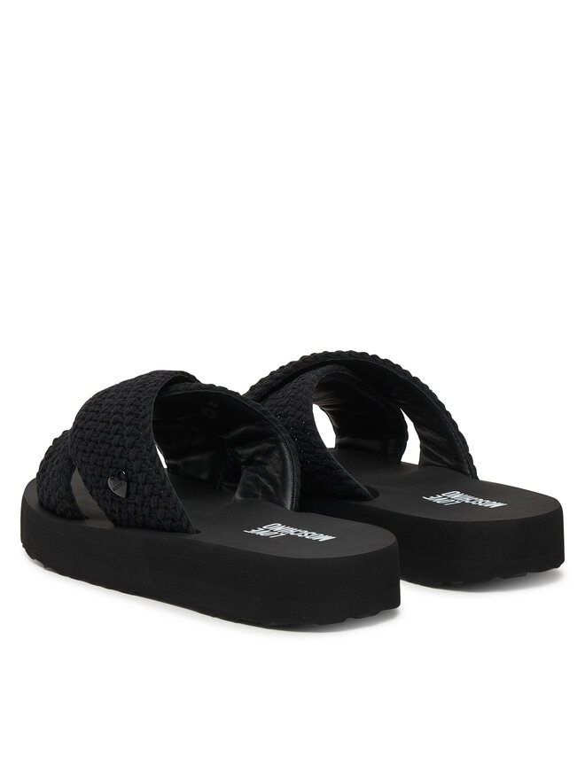 LOVE MOSCHINO Pantoletten LOVE MOSCHINO JA28324G0OJQC000 Schwarz