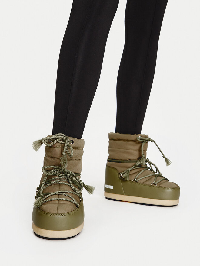 Moon Boot Śniegowce Moon Boot Evx Light Nylon 80D1470010 Khaki