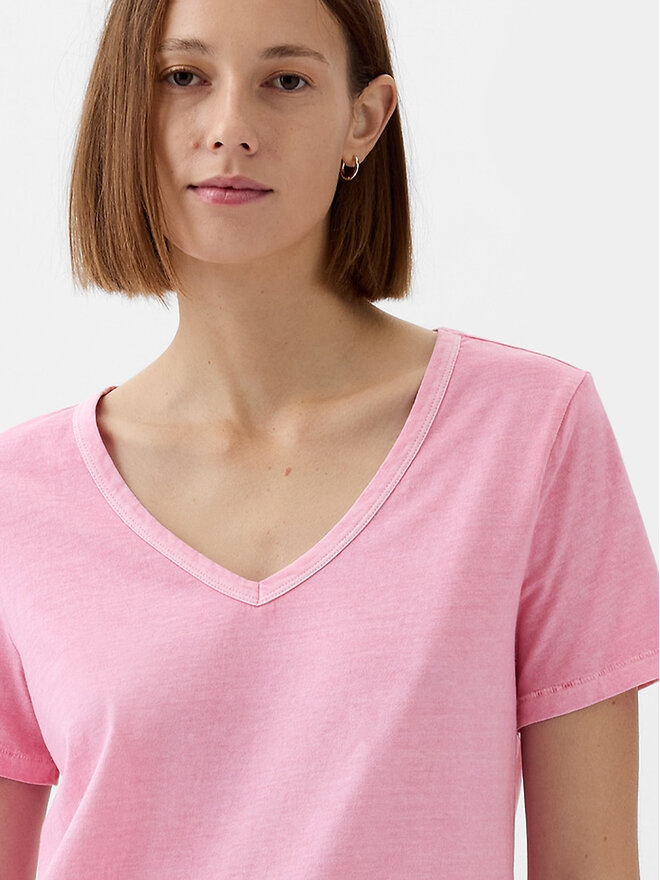 Gap Gap Póló 740140-67 Rózsaszín Regular Fit