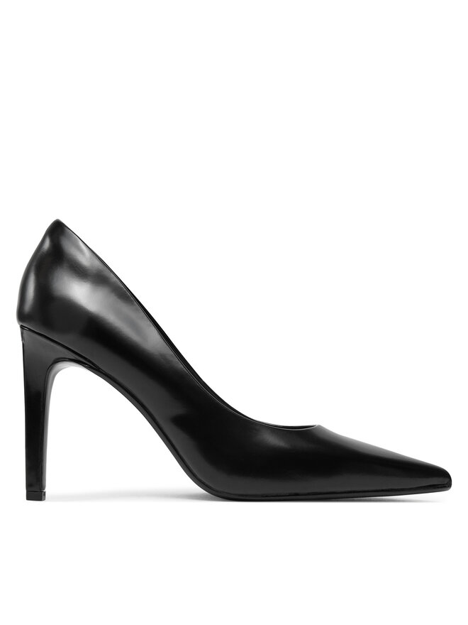 Calvin Klein Pantofi cu toc subțire Calvin Klein Heel Pump 90 - Brush L HW0HW02263 Negru